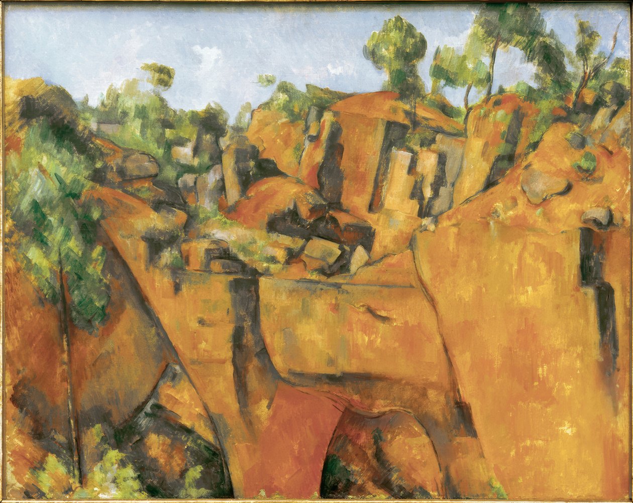 La carrière de Bibémus (Lom Bibémus) od Paul Cézanne