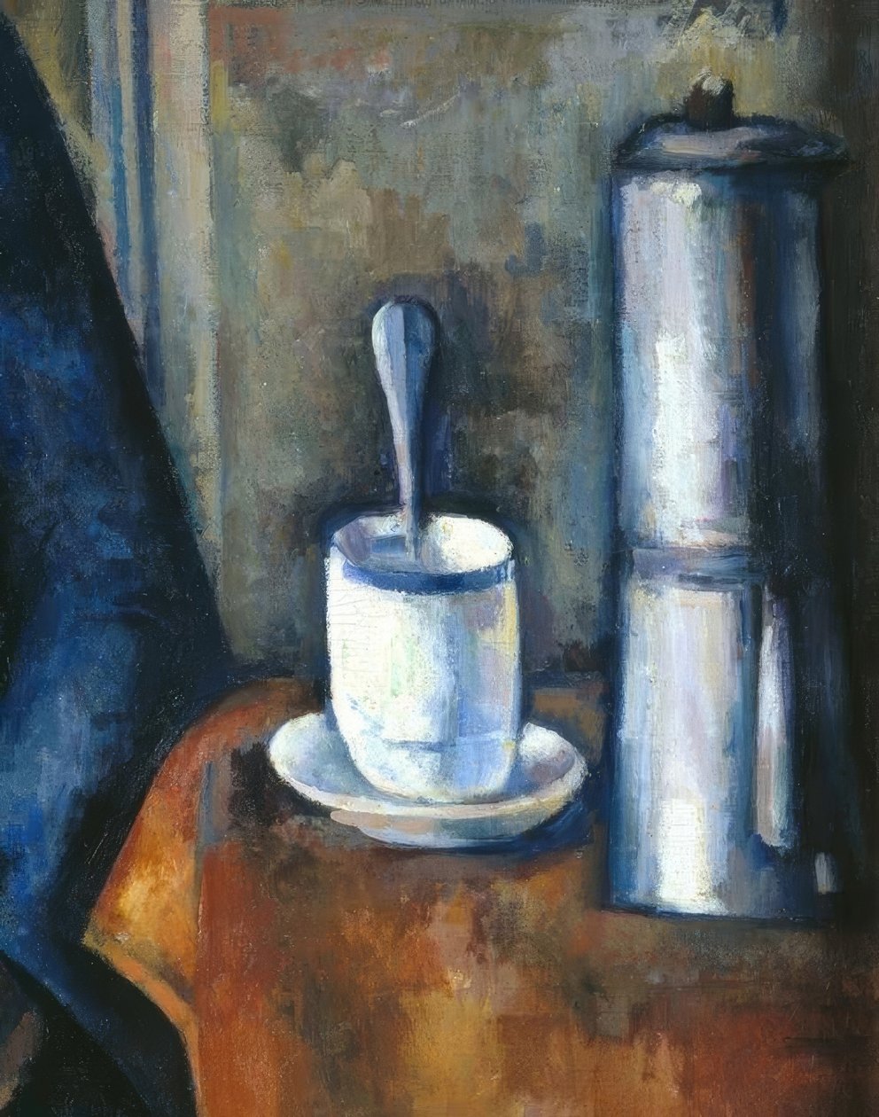 Žena s kávovarem od Paul Cézanne