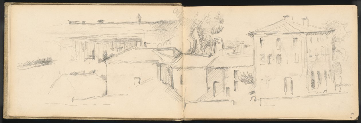 Krajina poblíž Aix-en-Provence od Paul Cézanne