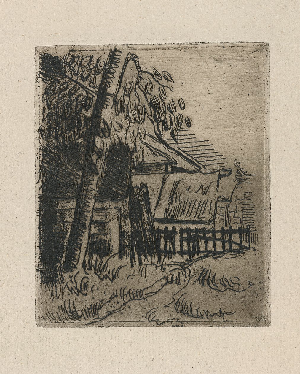 Krajina v Auvers od Paul Cézanne
