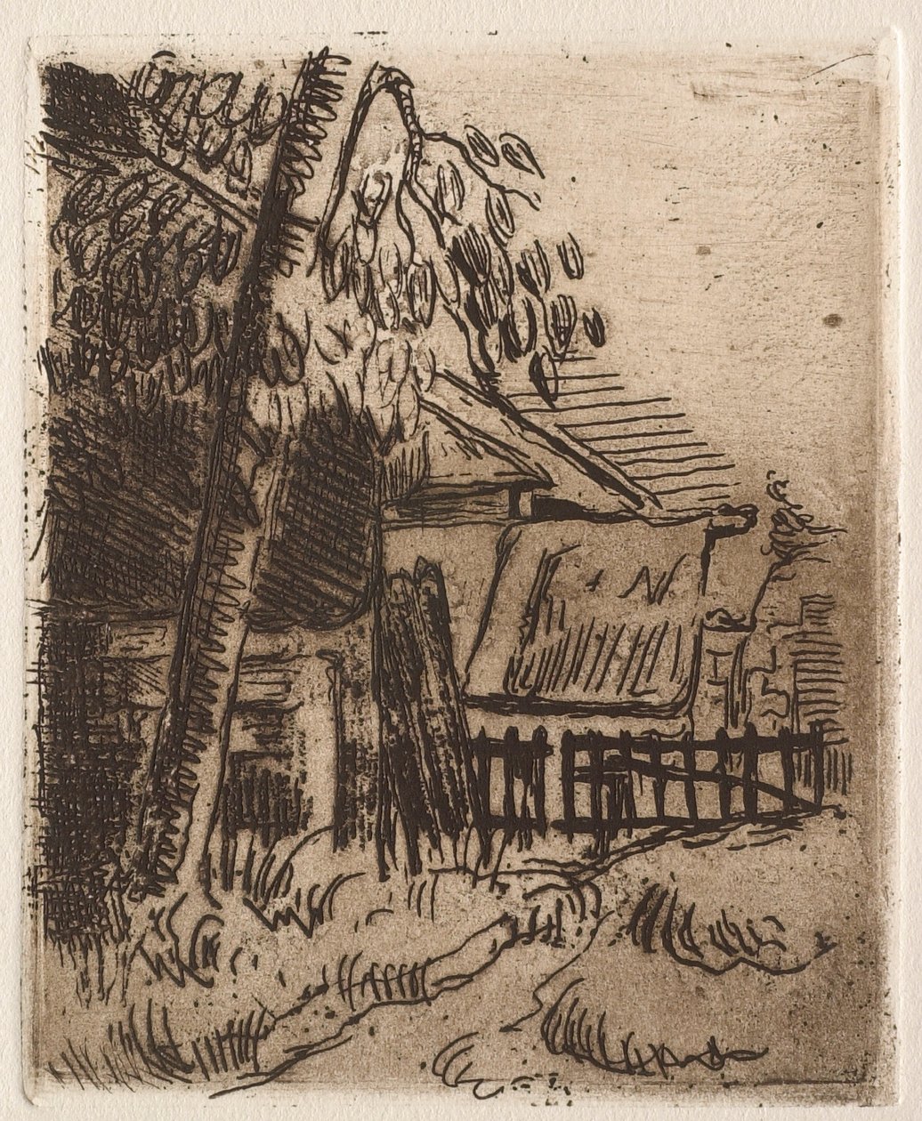 Krajina v Auvers, 1873 od Paul Cézanne