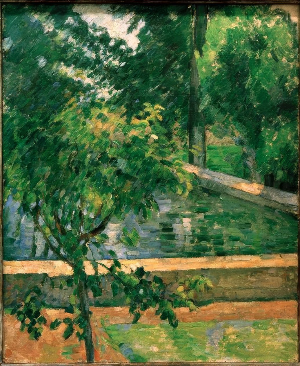 Povodí Jas de Bouffan od Paul Cézanne