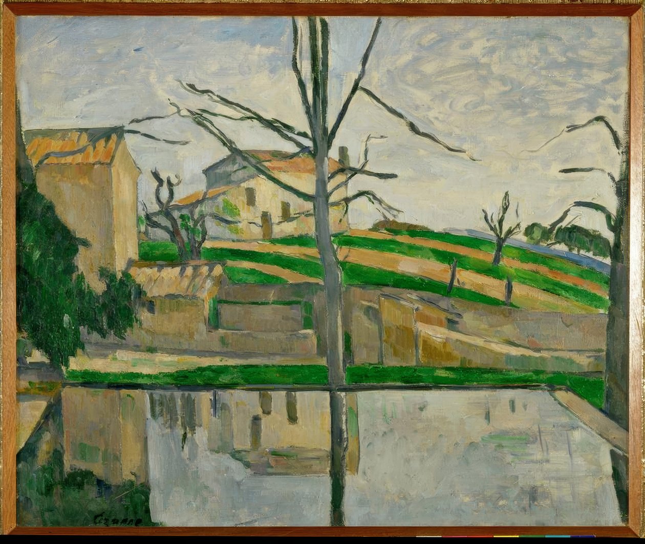 Povodí Jas de Bouffan od Paul Cézanne