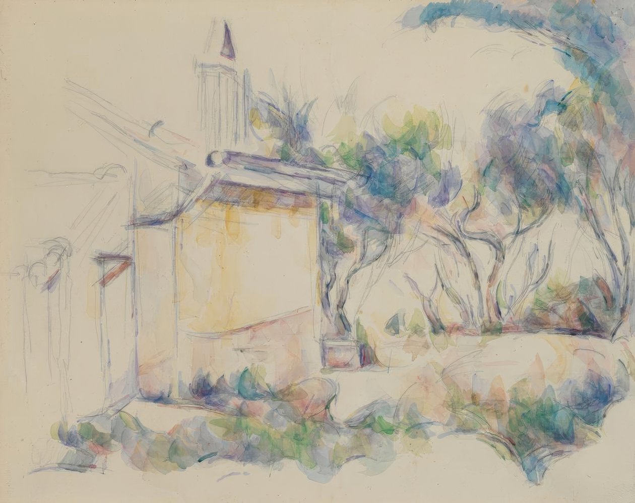 Cabanon de Jourdan od Paul Cézanne