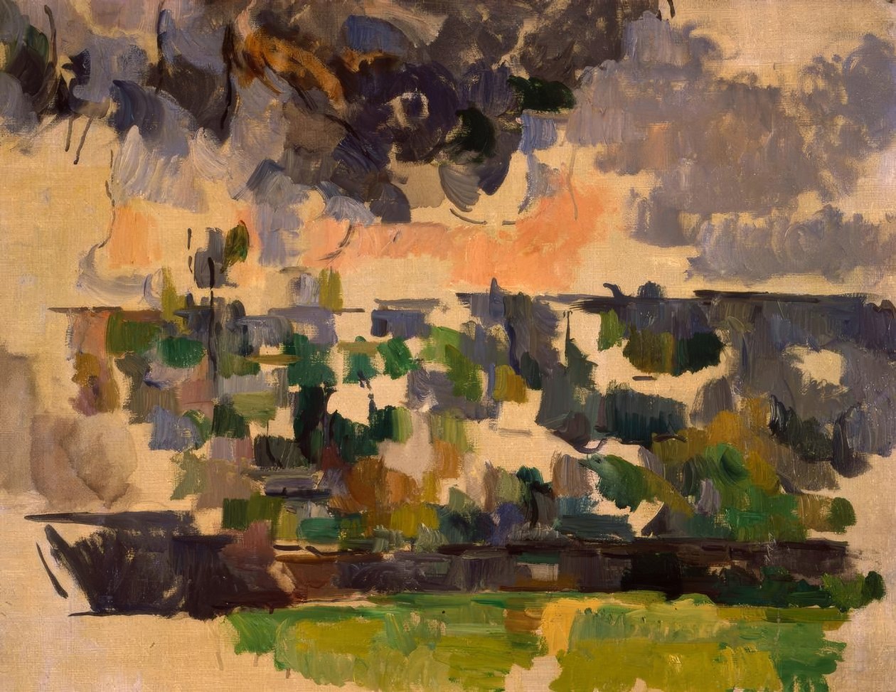 Jardin de Lauves od Paul Cézanne