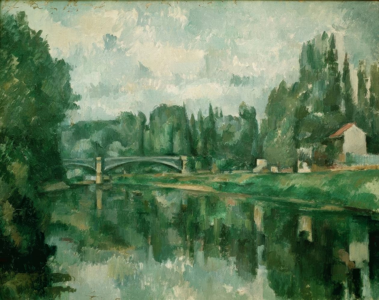 Le Pont de Creteil (Most přes Marnu, v Creteil od Paul Cézanne