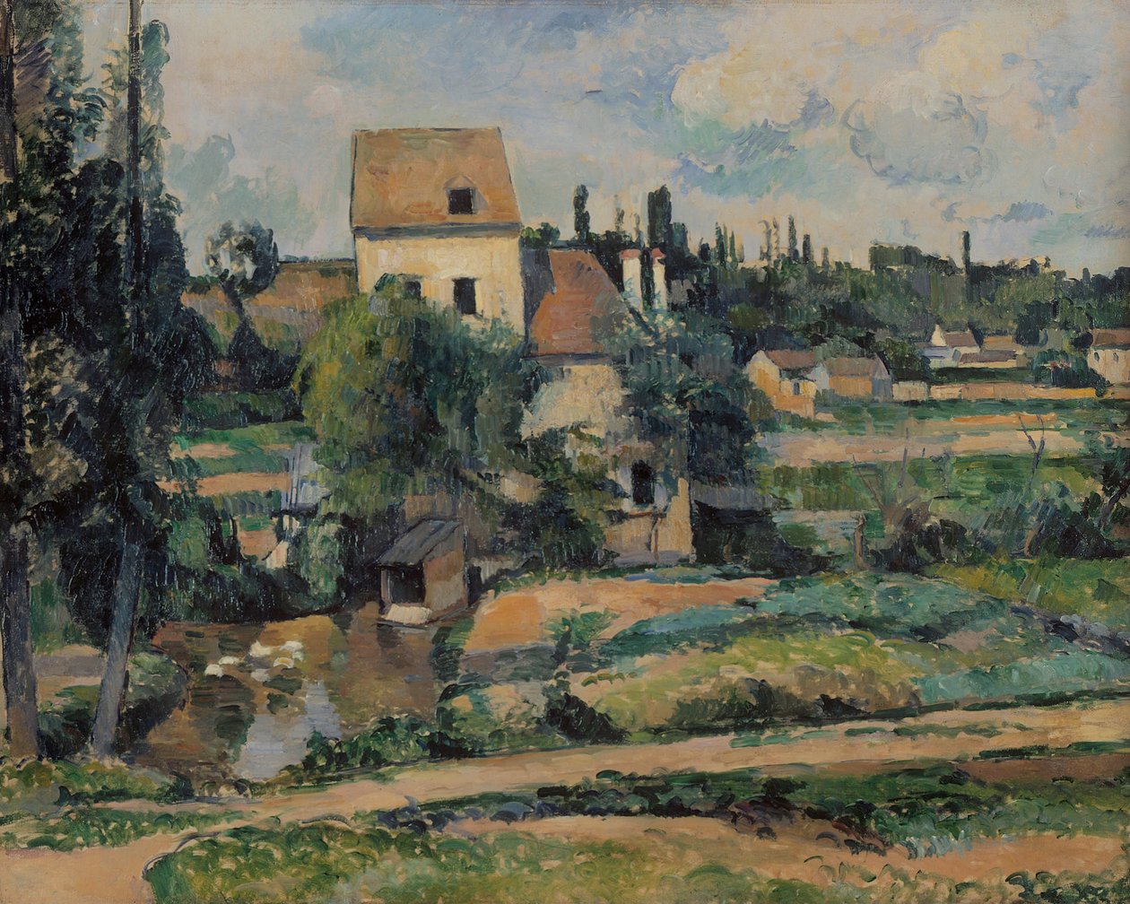 Mlýn na hadovi v Pontoise od Paul Cézanne