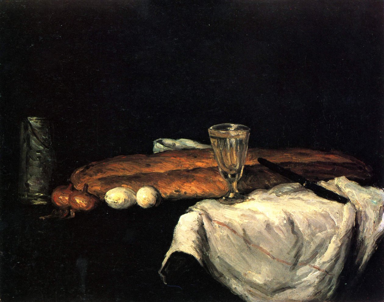 Chléb a vejce od Paul Cézanne