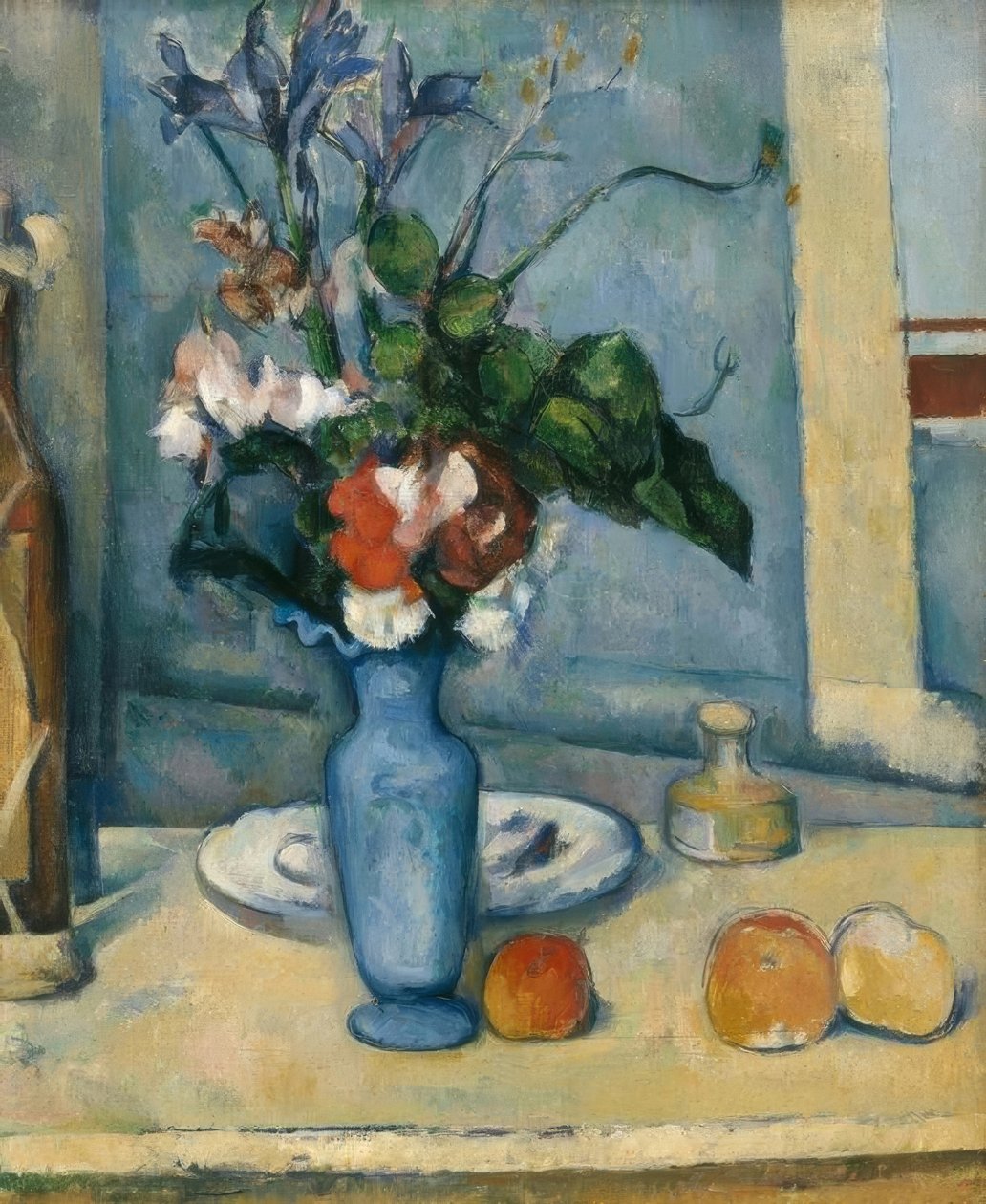 Modrá váza od Paul Cézanne
