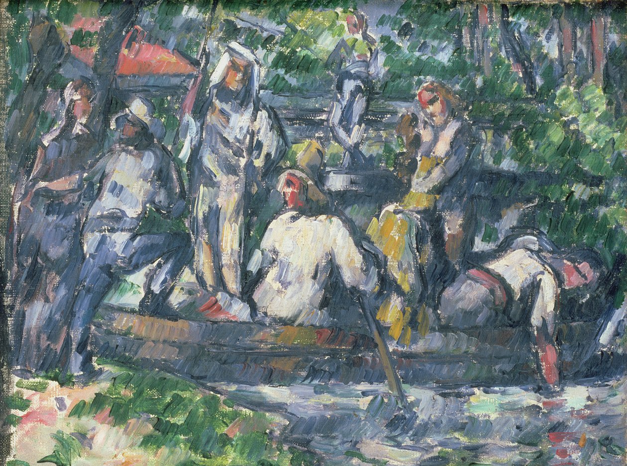 Odcházení na vodě, 1879-82 od Paul Cézanne