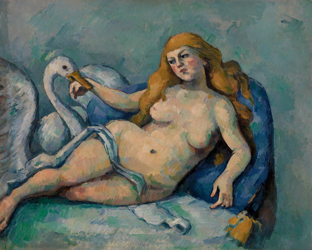 Leda a labuť (Leda labuť) od Paul Cézanne