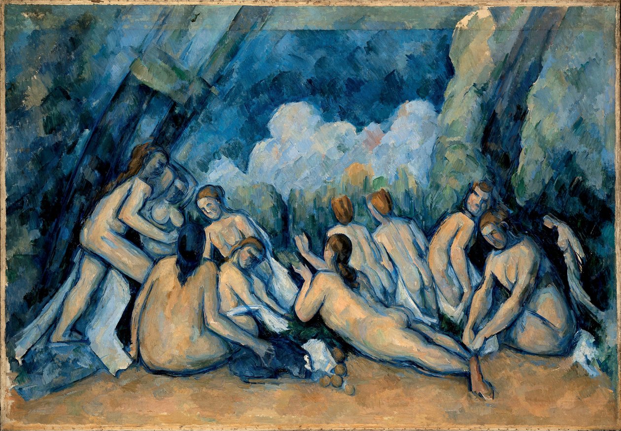 Velcí koupající se od Paul Cézanne