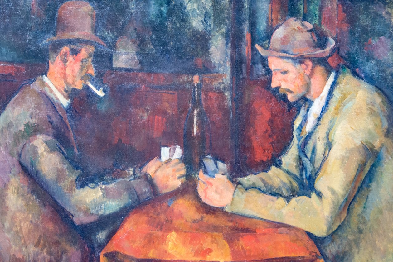 Hráči karet, Cézanne, Musée d