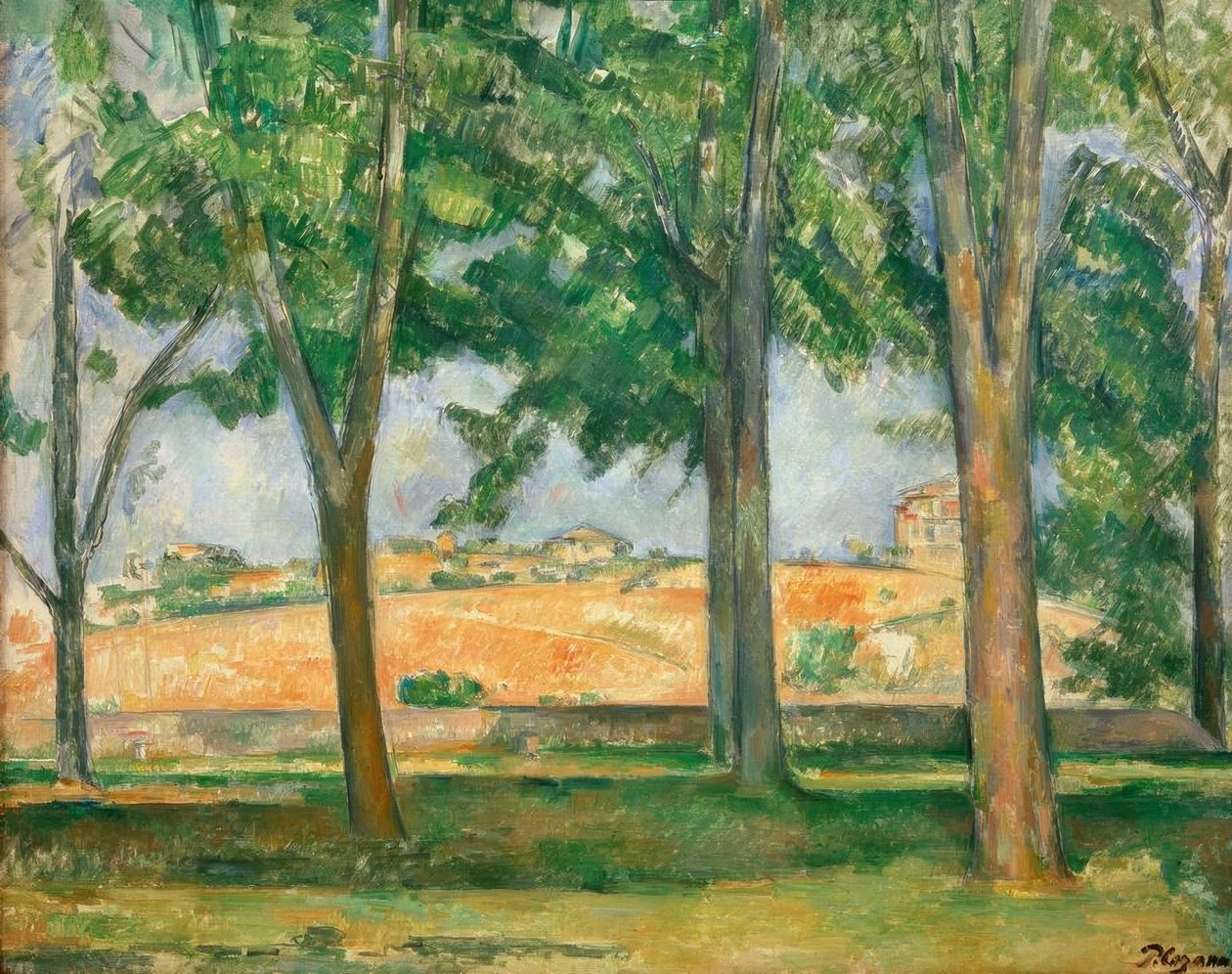 Kaštany Jas de Bouffan od Paul Cézanne