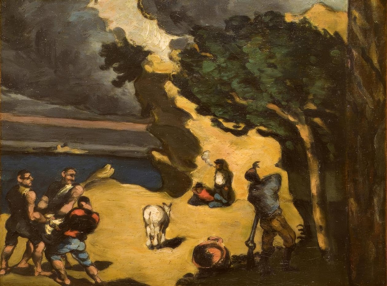 Oslí zloději od Paul Cézanne