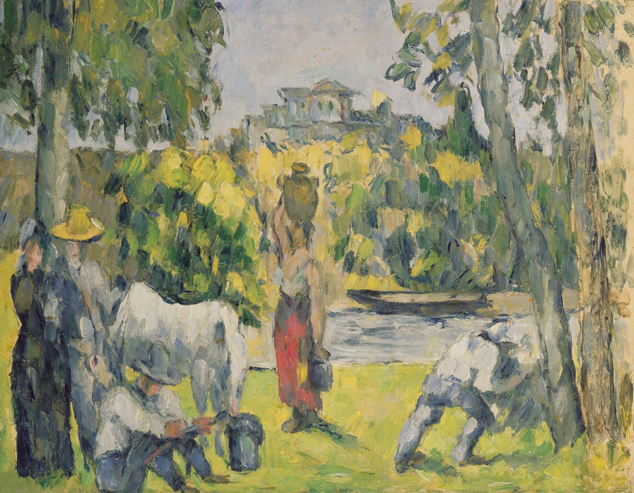 Život na polích, kolem roku 1875 od Paul Cézanne