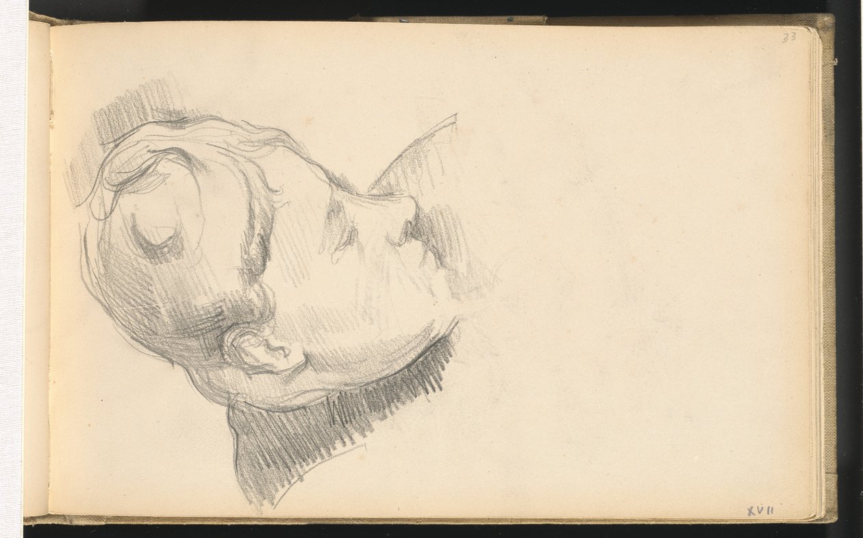 Madame Cézanne se skloněnou hlavou od Paul Cézanne