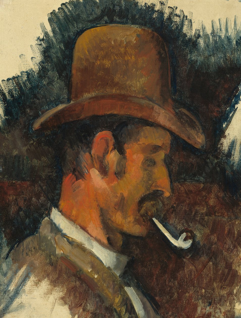 Muž s dýmkou od Paul Cézanne