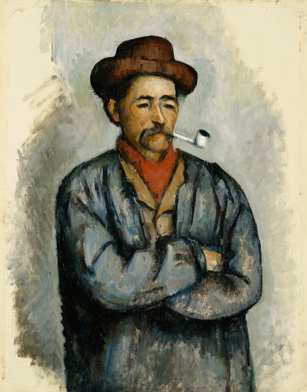 Muž s dýmkou; L Homme a La Pipe, kolem 1890-92 od Paul Cézanne