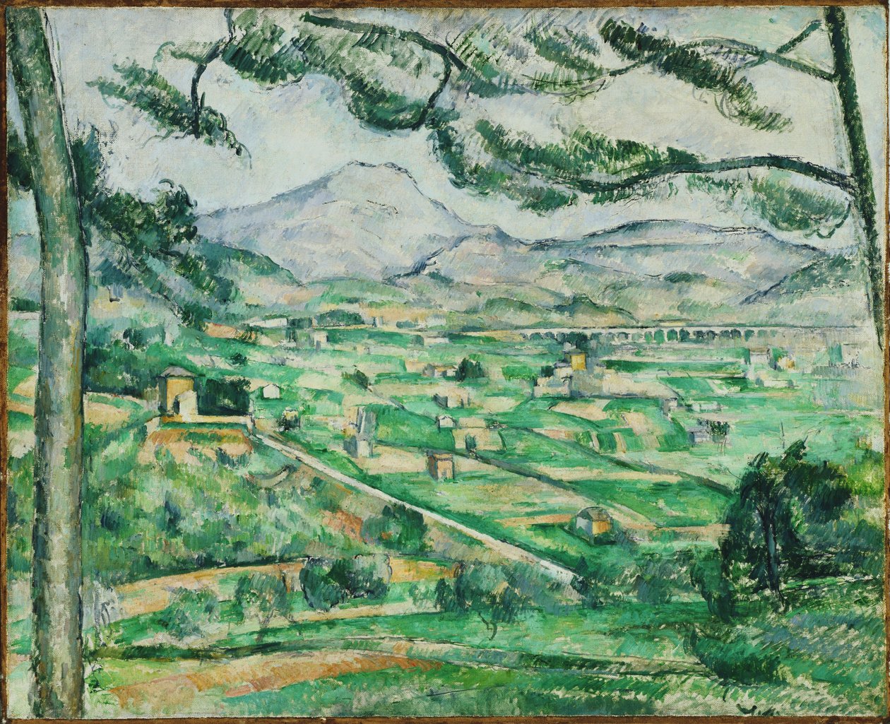 Mont Sainte-Victoire od Paul Cézanne