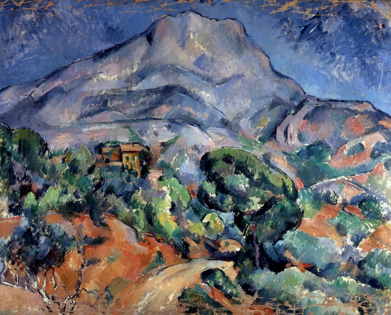 Mount Sainte-Victoire, 1896-1898 od Paul Cézanne