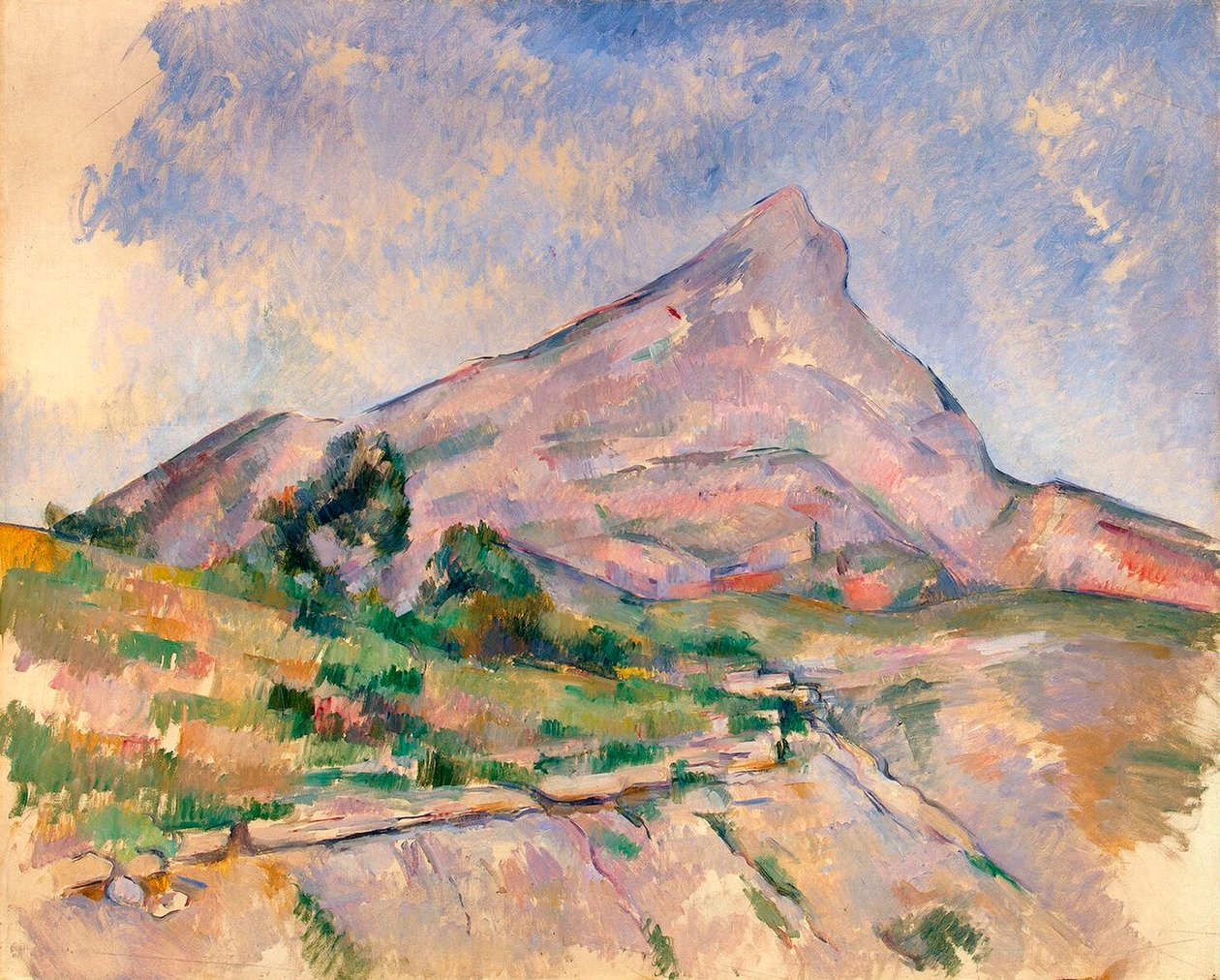 Mont Sainte-Victoire, 1897-1898. od Paul Cézanne
