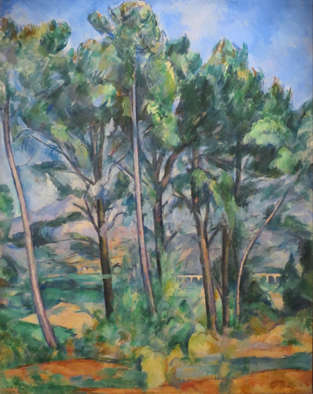 Montagne Sainte-Victoire a viadukt Valcros od Paul Cézanne