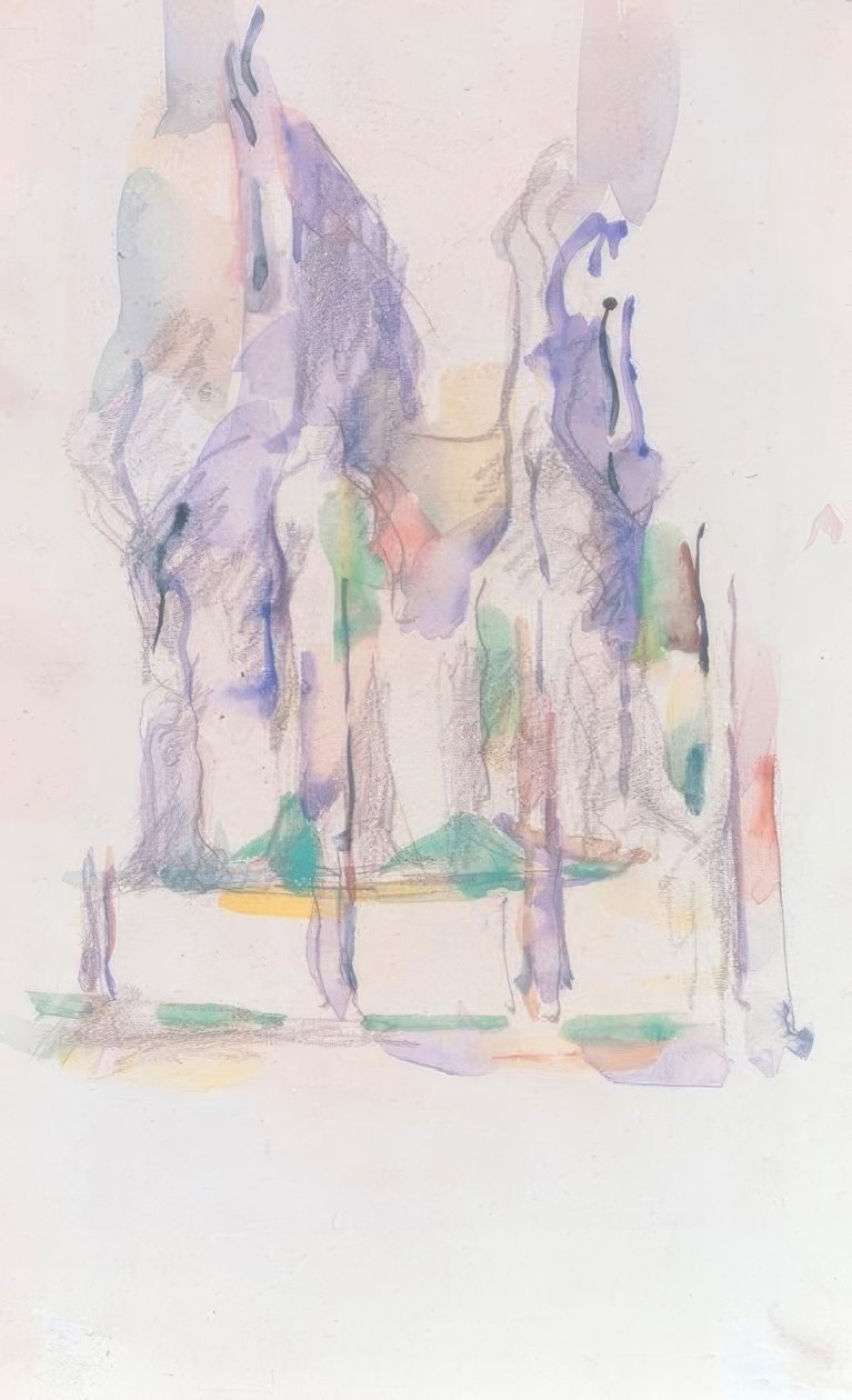 P. Cézanne, Baumgruppe od Paul Cézanne