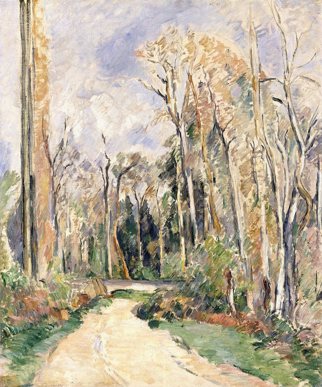 Cesta u vchodu do lesa, c.1879 od Paul Cézanne