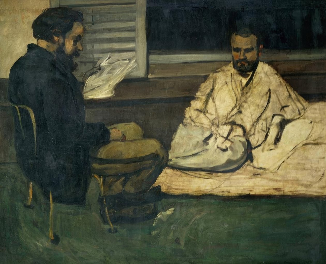 Paul Alexis čte Emile Zola od Paul Cézanne