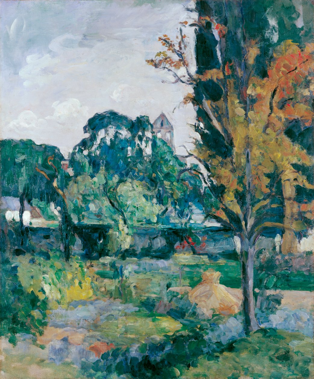 Krajina se zvonicí od Paul Cézanne