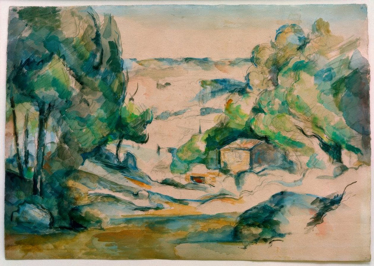 Krajina v Provence od Paul Cézanne