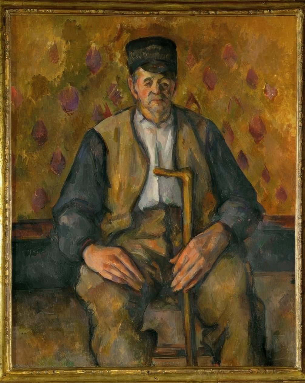 Sedící rolník od Paul Cézanne