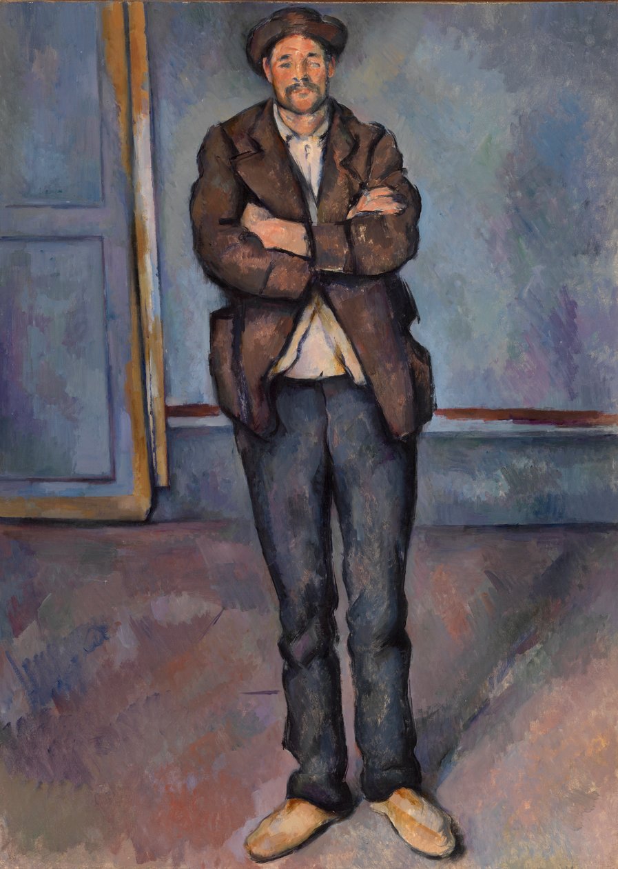 Rolník stojící se zkříženýma rukama od Paul Cézanne