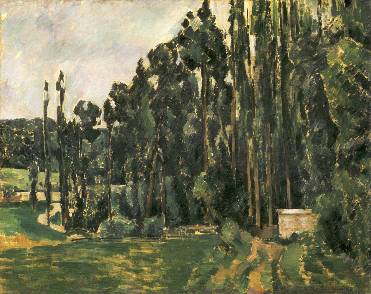 Topoly, 1879-1880 od Paul Cézanne