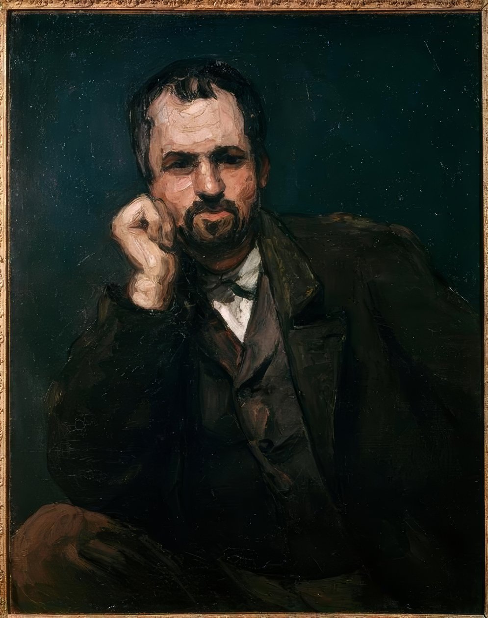 Portrét muže od Paul Cézanne