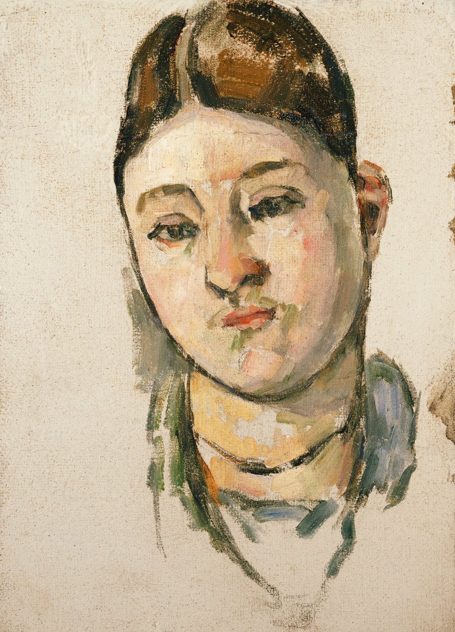 Portrét Madame Cezanne; Portrét Madame Cezanne, c.1883 od Paul Cézanne