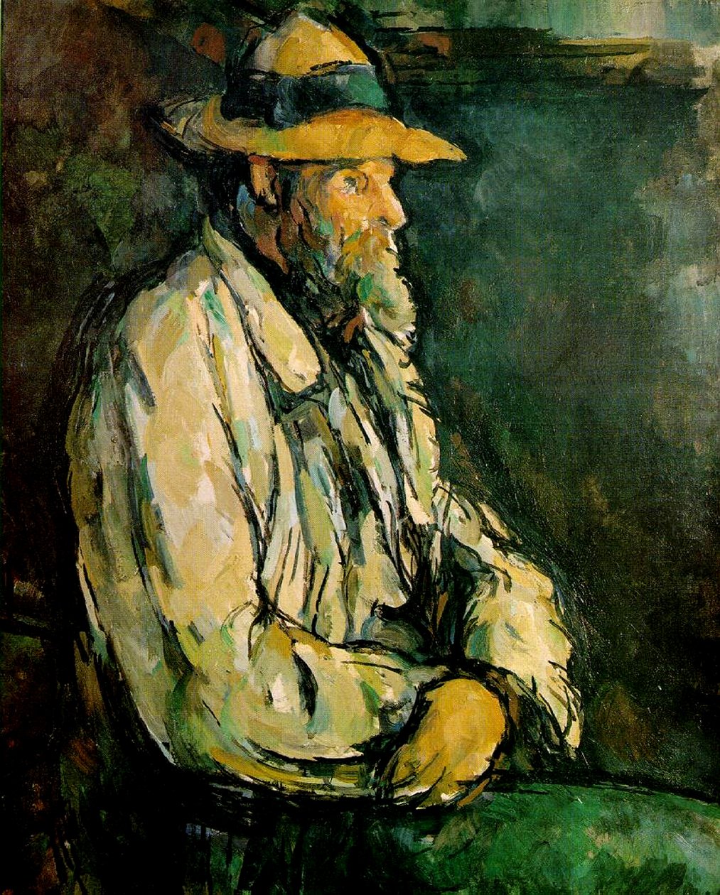 Portrét sedícího Valliera od Paul Cézanne