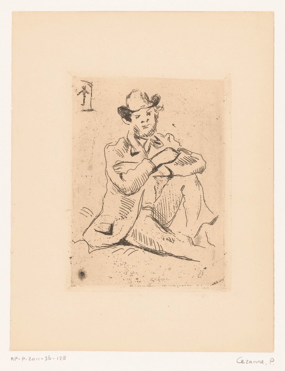 Portrét Armanda Guillaumina od Paul Cézanne
