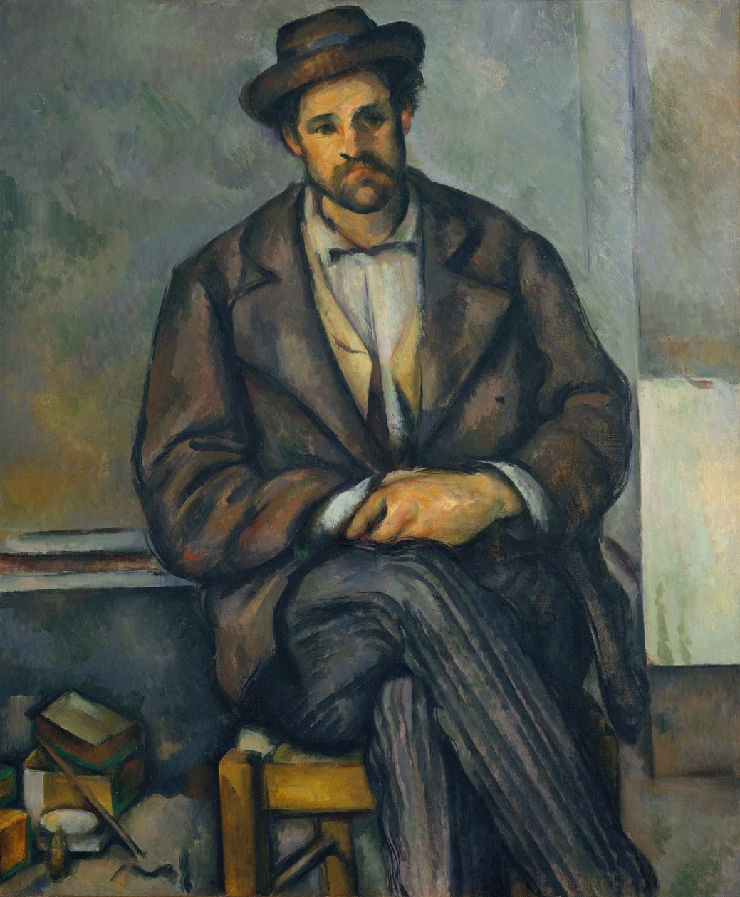 Sedící rolník, kolem 1892-96 od Paul Cézanne