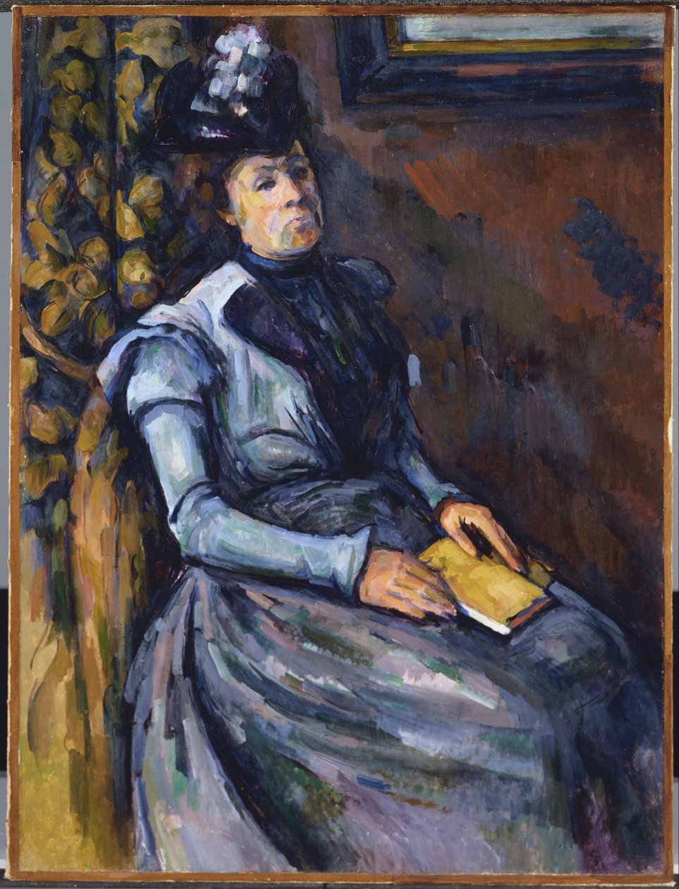 Sedící žena v modrém od Paul Cézanne