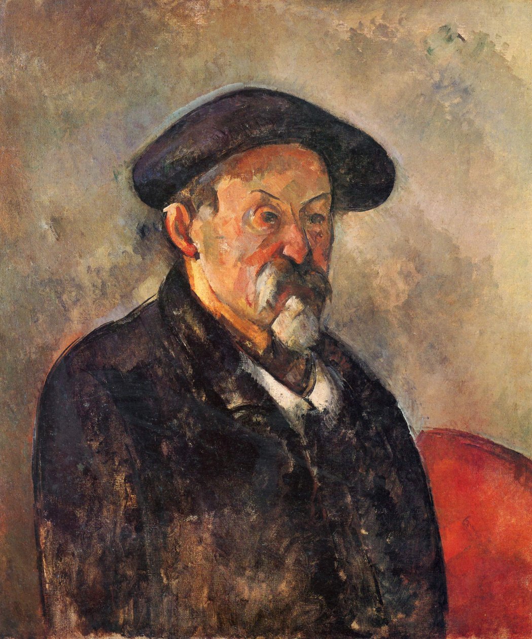 Autoportrét s baretem od Paul Cézanne