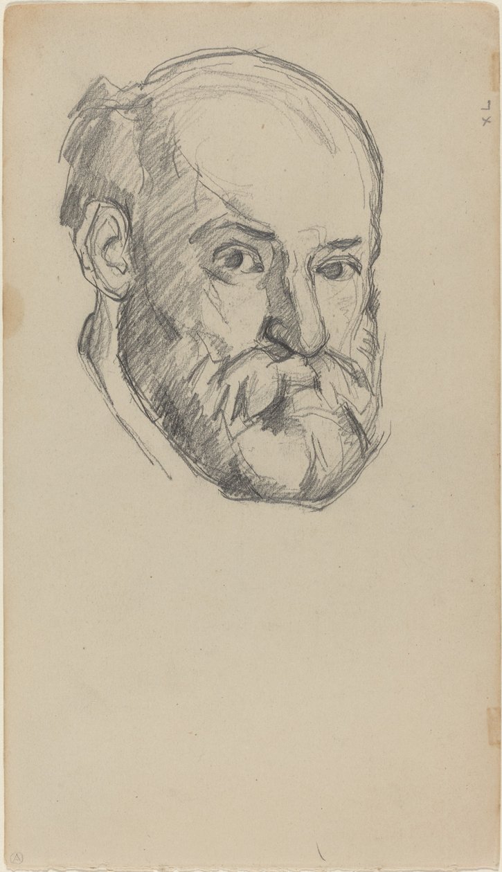 Autoportrét [recto], c. 18801882. od Paul Cézanne