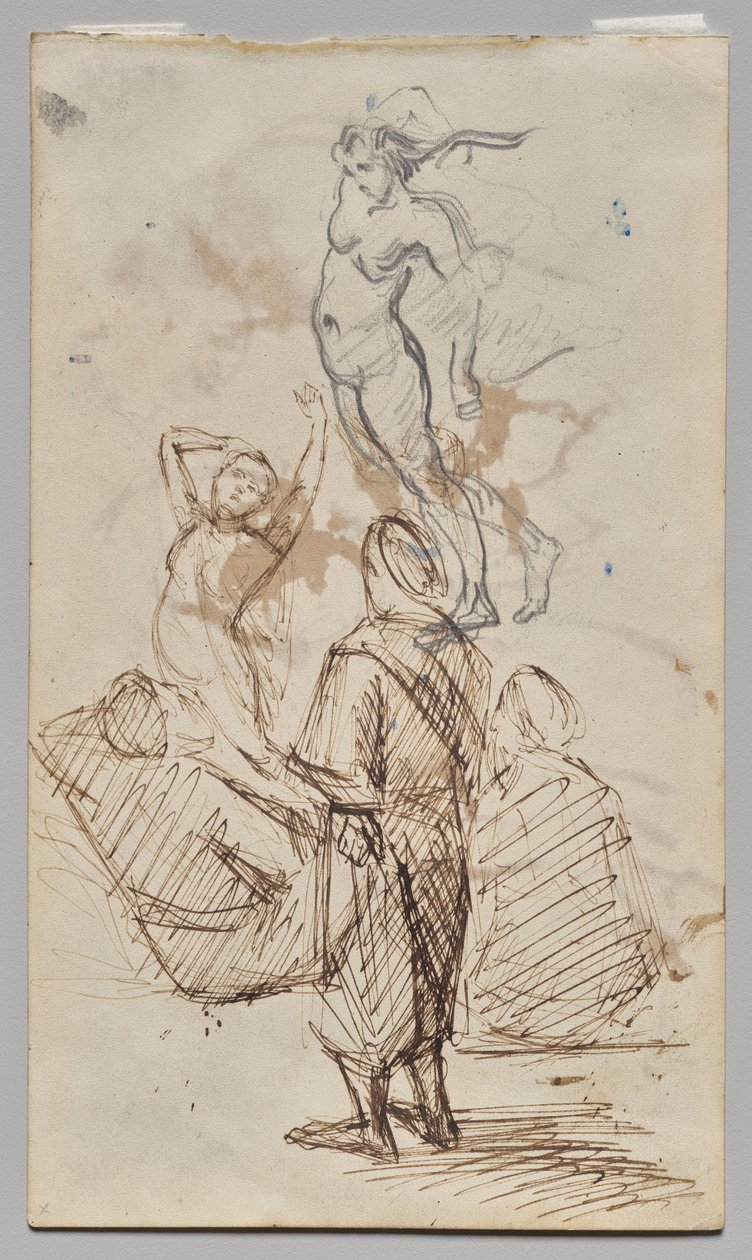 Sheet of Studies   1311141   cs       czech Successfully Translated  Original: ""La famille Giusti de Verone, Italie"" Peinture dAntonio da Vendri (vers 1476-1555), huile sur toile, 55 x 153 cm, vers 1520 Londres National Gallery Translat: ""La famille Giu od Paul Cézanne