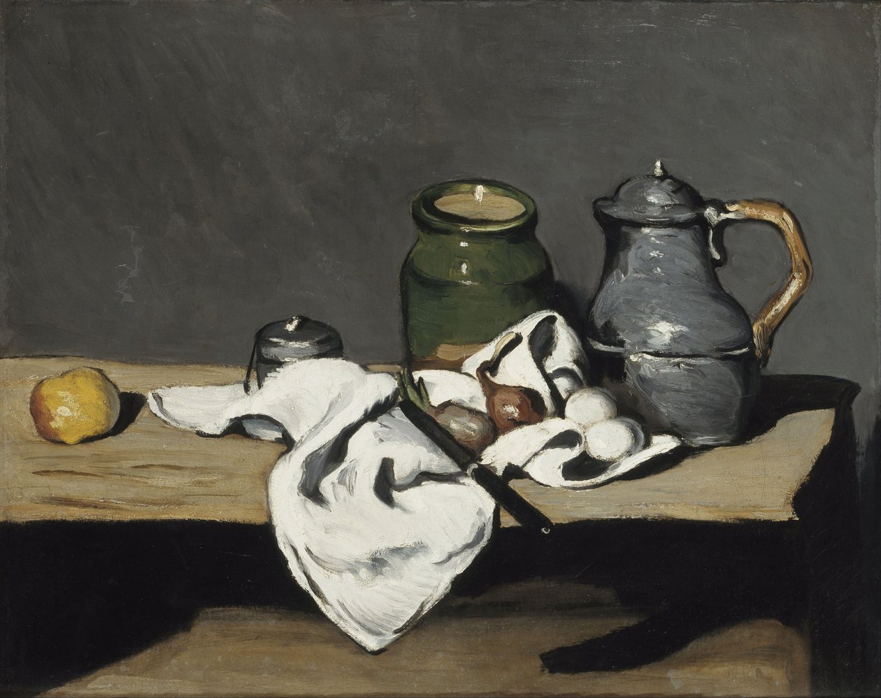 Zátiší s varnou konvicí, 1867-1869 od Paul Cézanne