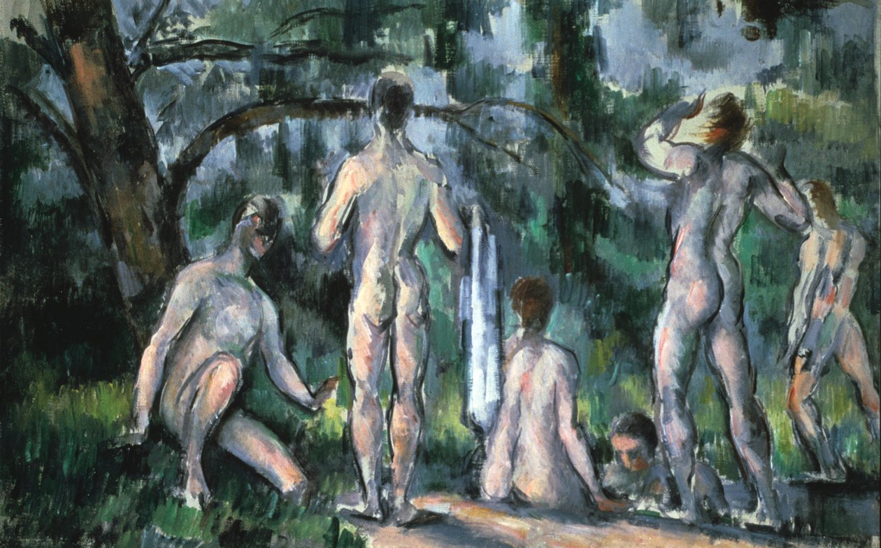 Studie o lazebnících, 1890 od Paul Cézanne