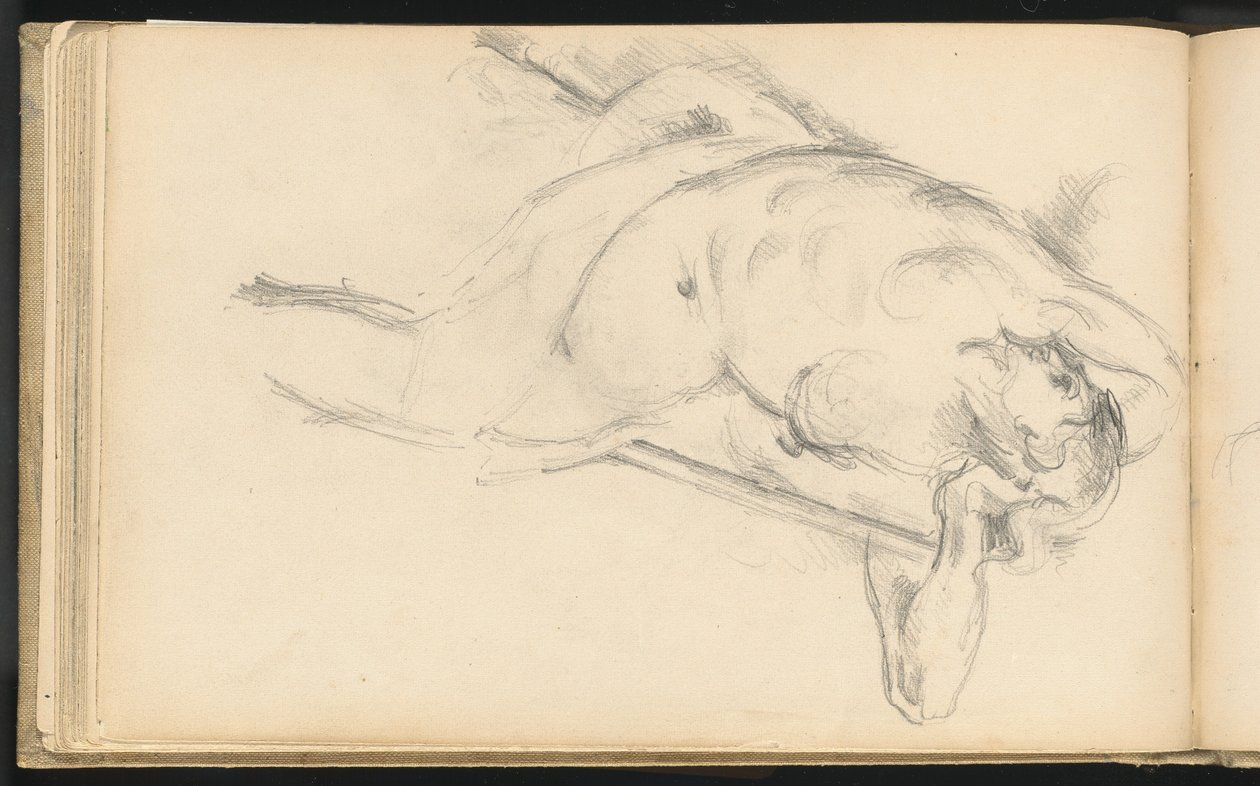 Studie alegorické postavy Bellony v Rubensově „Apoteóze Jindřicha IV. od Paul Cézanne