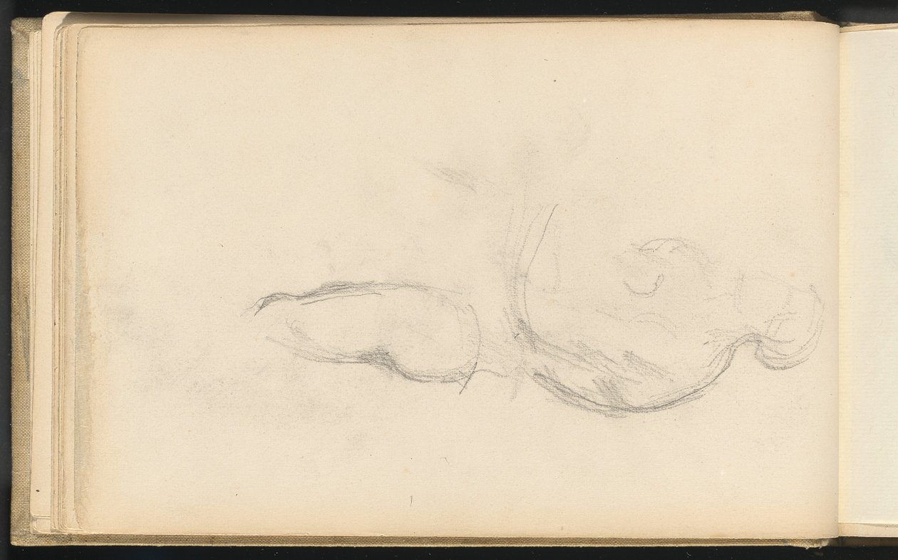 Studie alegorické postavy zdraví v Rubensově „Narození Ludvíka XIII. od Paul Cézanne
