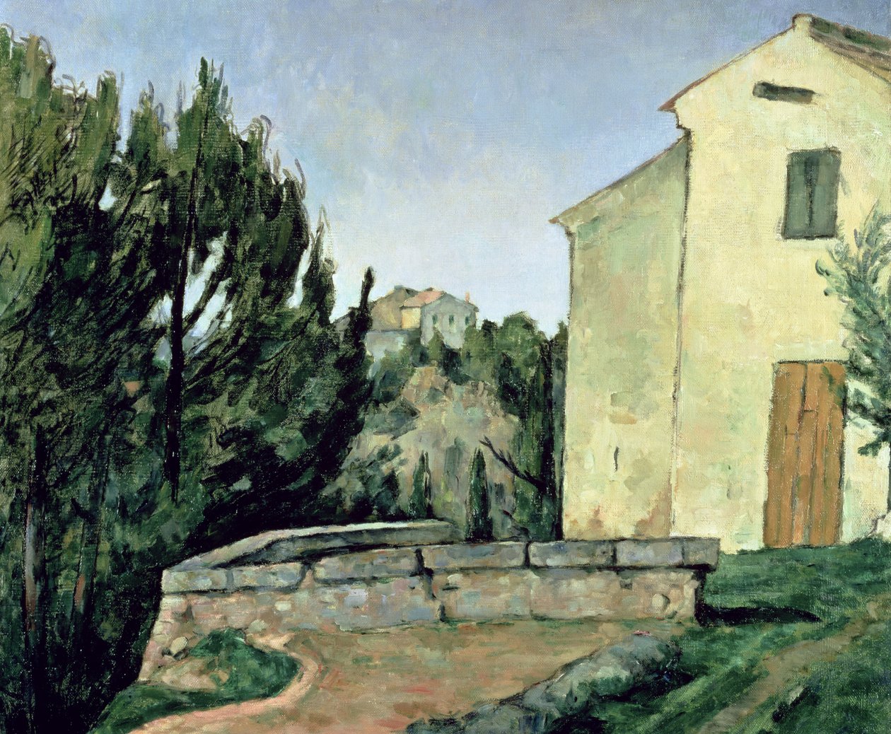 Opuštěný dům v Tholonetu od Paul Cézanne