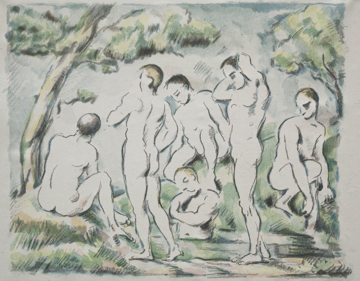 The Bathers od Paul Cézanne